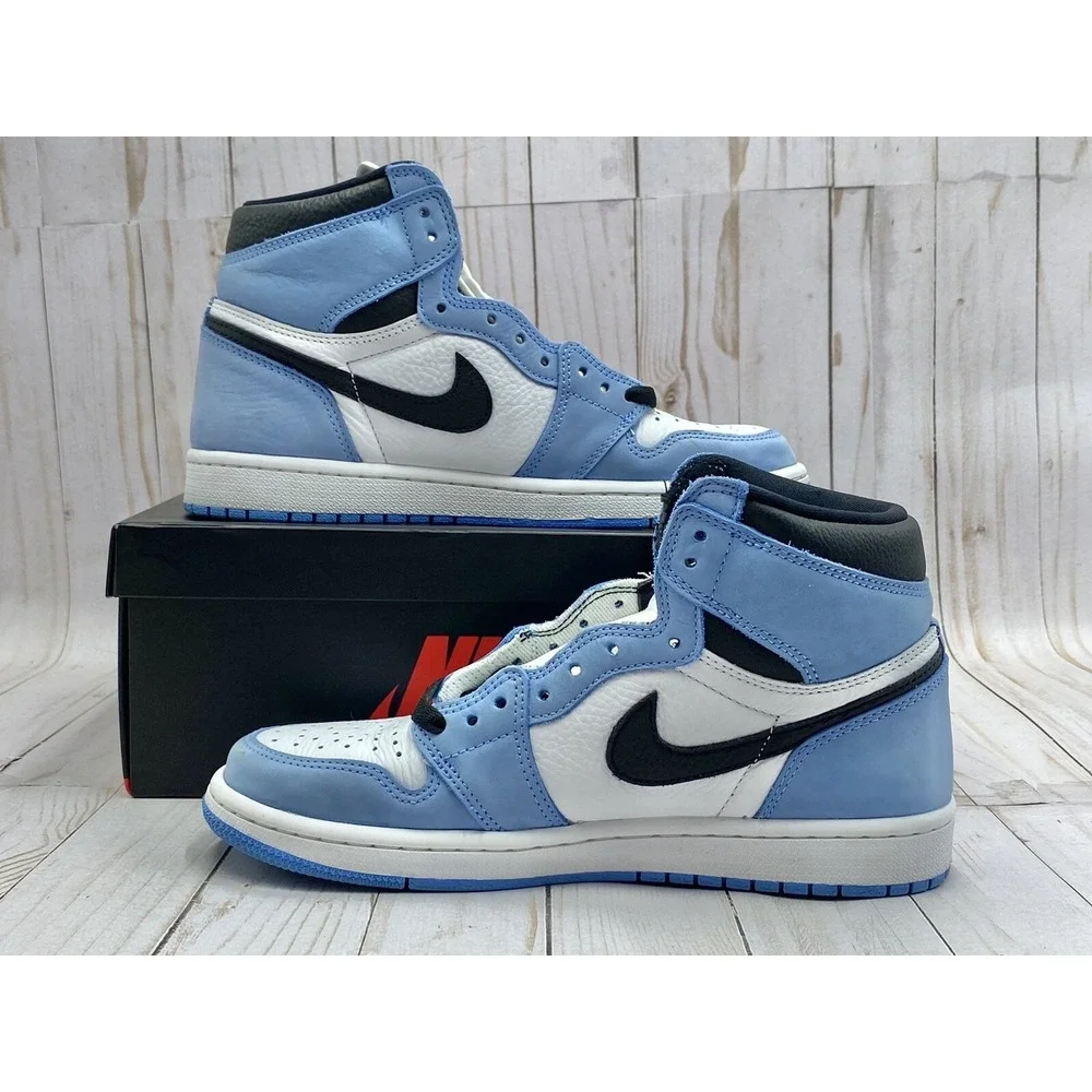 Nike Air Jordan 1 High OG University Blue‎ Size 8 555088‑134
